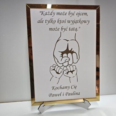 Personalizowana ramka dla Taty – wyjątkowy prezent z dedykacją