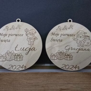 Personalizowana bombka „Moje pierwsze Święta” z imieniem